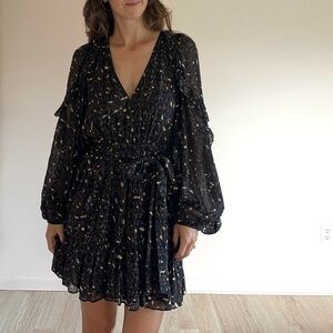 Ulla Johnson Long Sleeve Mini Dress